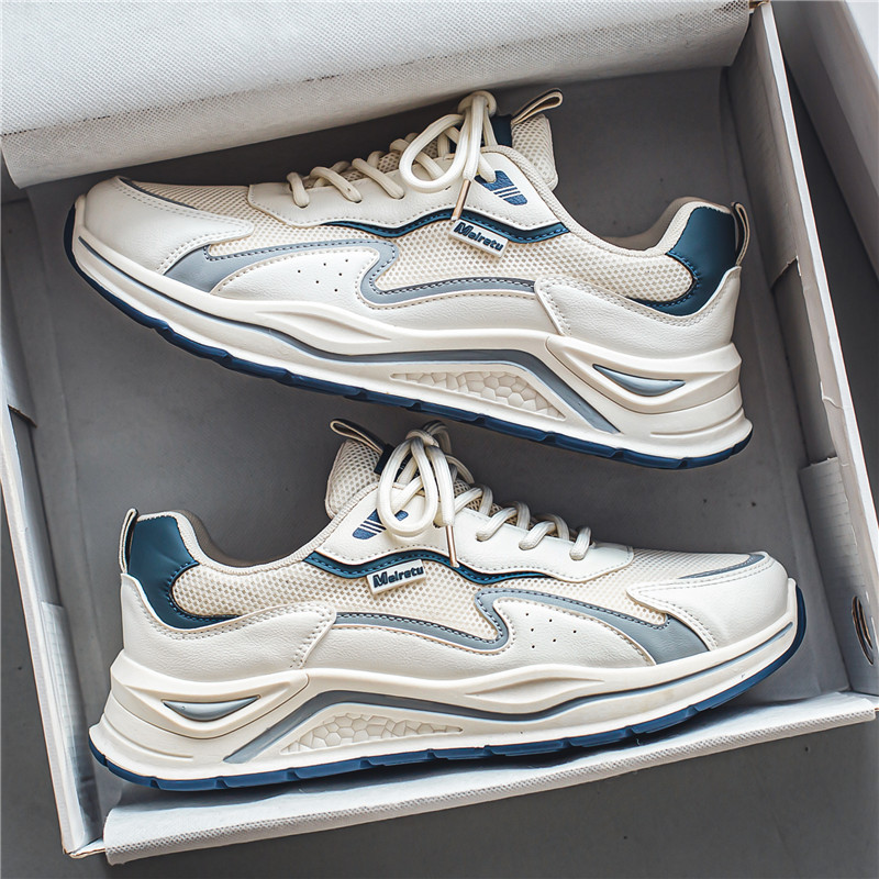 夏季高品质男板鞋网面潮鞋老爹鞋厚底增高休闲运动百搭鞋子